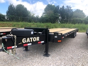 30ft Equipment Trailer with Air Brakes  30ft Equipment Trailer with Air Brakes. Equipment trailer with air brakes and spare tire. 30ft long. 