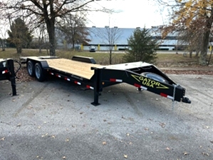 Wide Ramp Equipment Trailer For Sale   Wide ramp Equipment trailer Aardvark 8k Dexter axles 