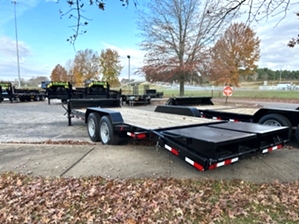 Wide Ramp Equipment Trailer For Sale | Aardvark 8k Dexter axles 