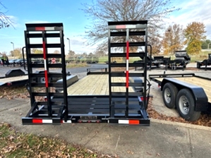 Equipment Trailer For Sale - 14k Spring assisted ramps  Equipment Trailer For Sale - 14k Spring assisted ramps