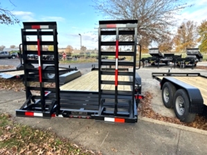 Equipment Trailer For Sale - 14k Spring assisted ramps Equipment Trailer For Sale - 14k Spring assisted ramps
