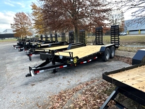 Equipment Trailer For Sale - 14k Spring assisted ramps